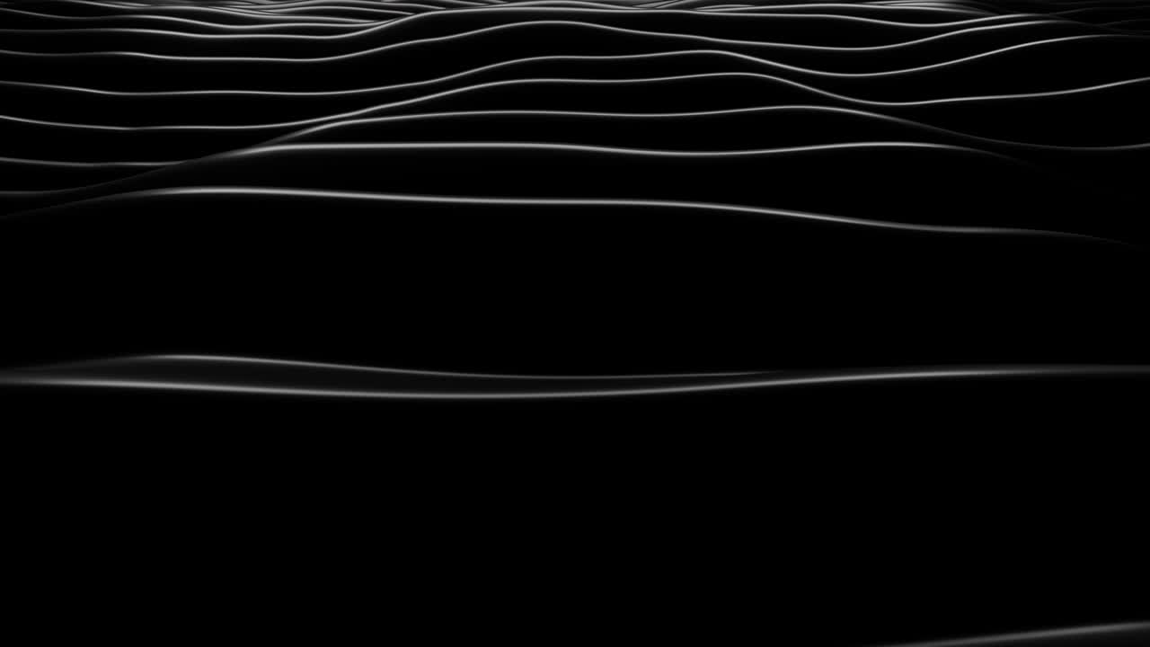 검은색 추상적인 기하학적 배경의 3d 애니메이션