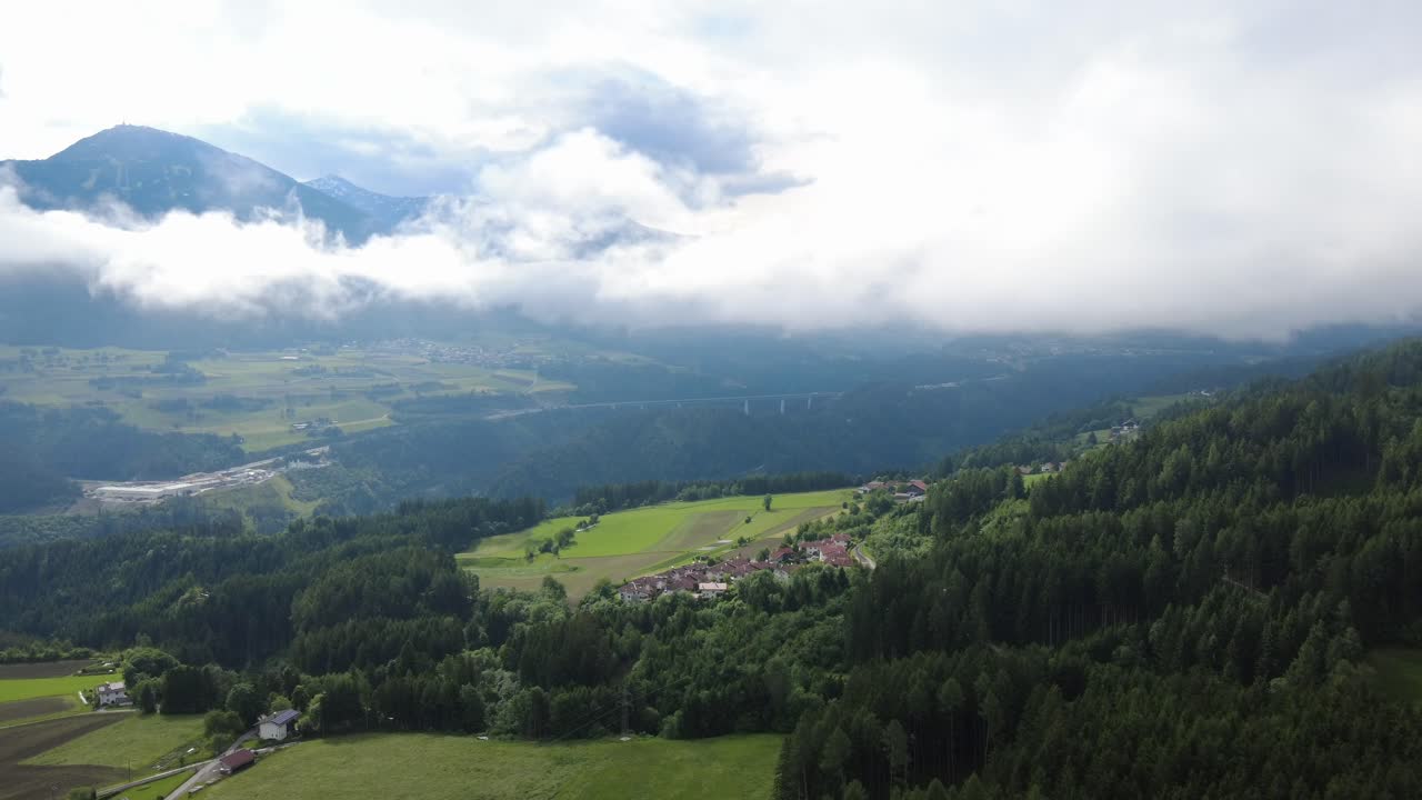 Europabrücke Bridge with Dramatic Cloudscape – Tyrol