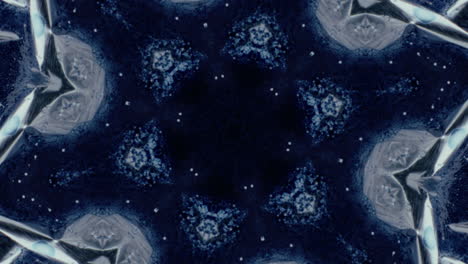 dark abstract kaleidoscope pattern