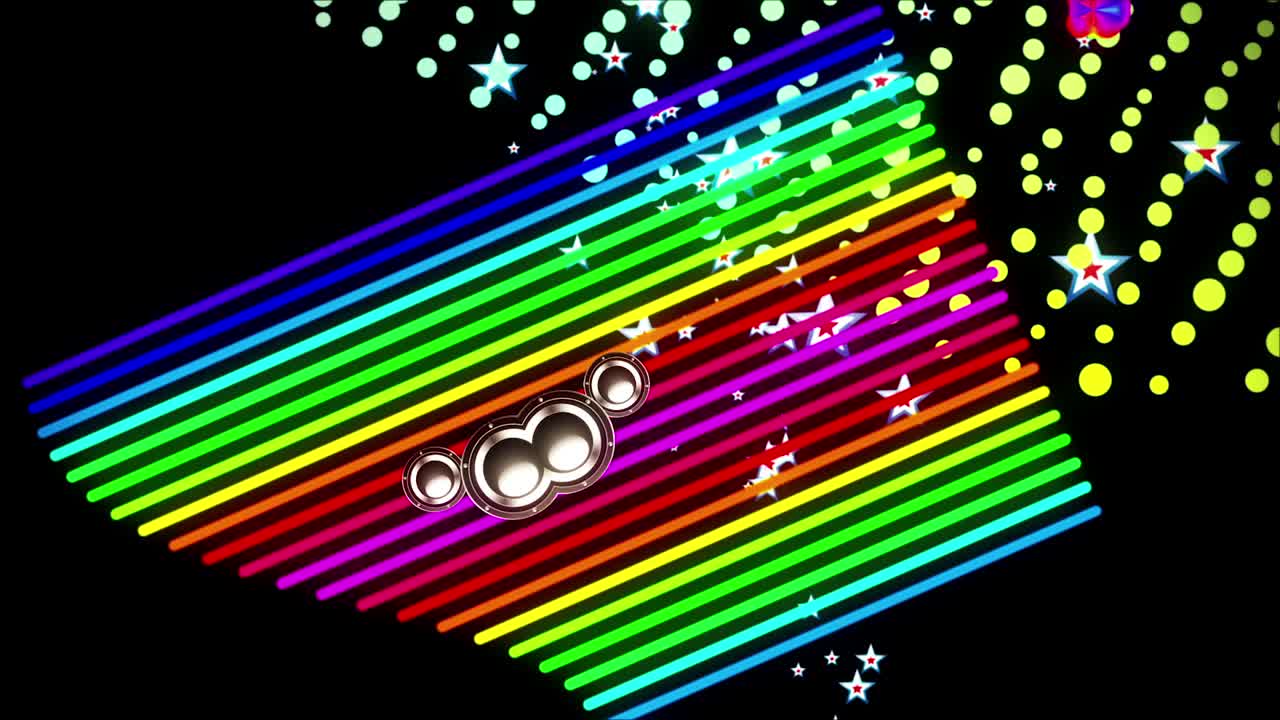 음악 스트럼 빈티지 vj 루프