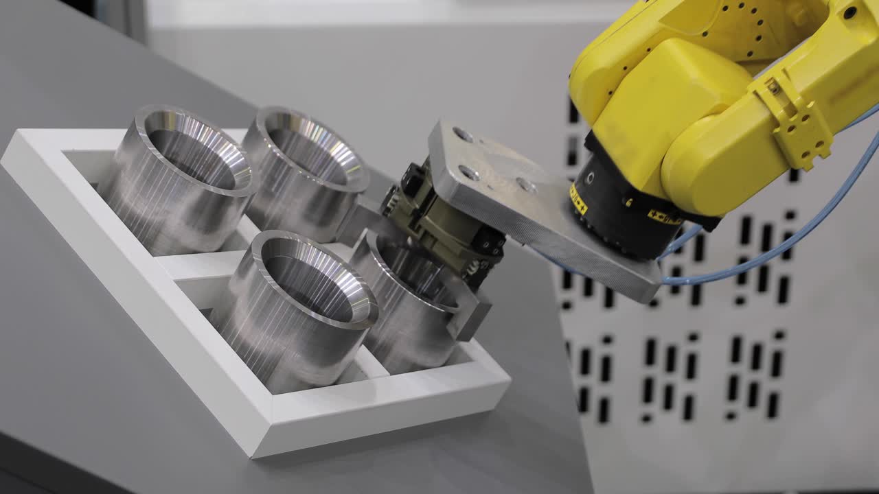 brazo robótico tecnología industrial moderna.