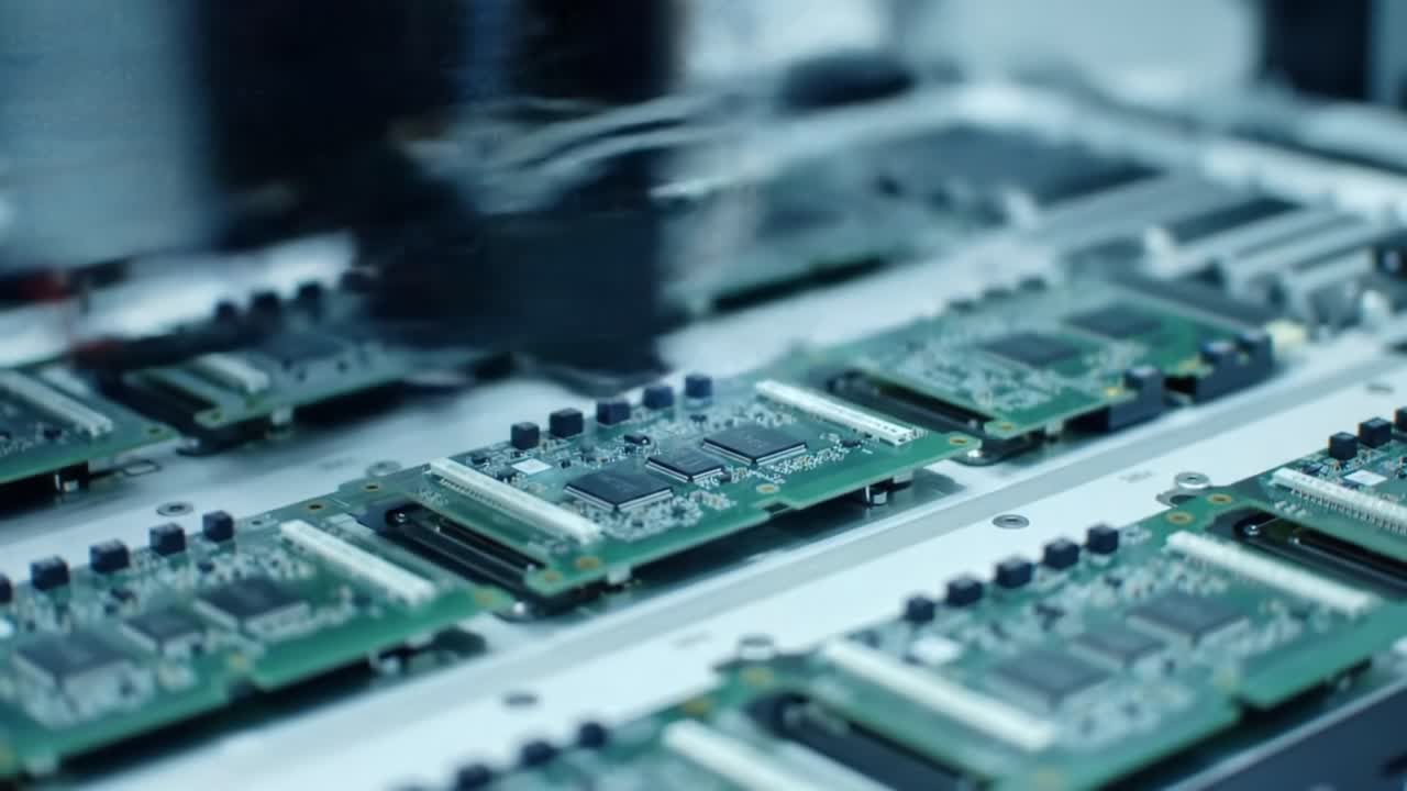 Automated Circuit Board Assembly Line