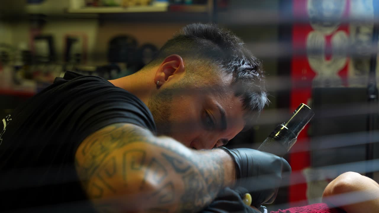 Tattoo Artist at Work