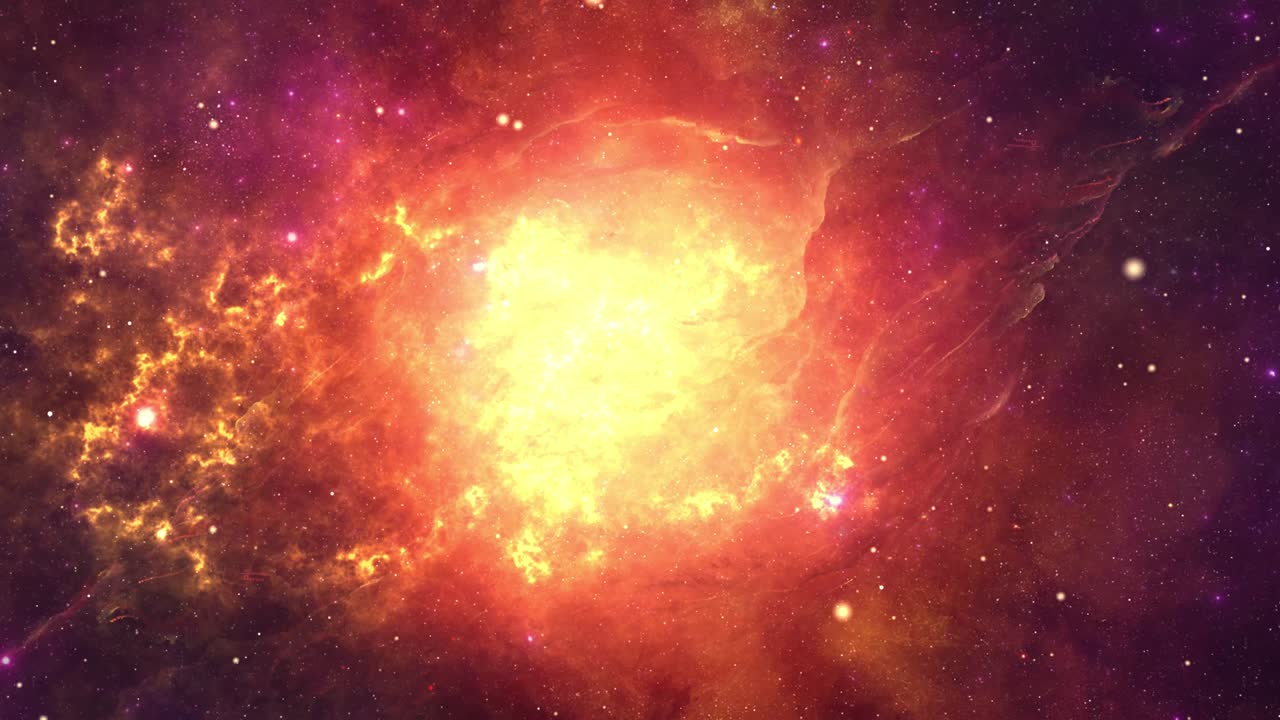 Flying through space passing stars 4K Loop Animation