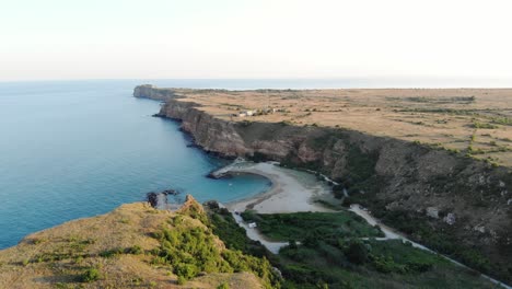 cape kaliakra panoramic view on the northern bulgarian black sea coast