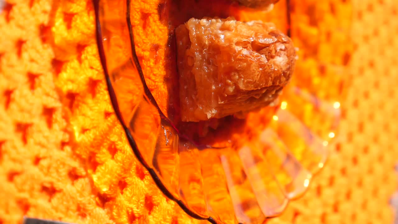 Nahaufnahme von Baklava-Dessert