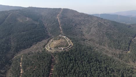 Aerial-Overhead-Historical-Castle