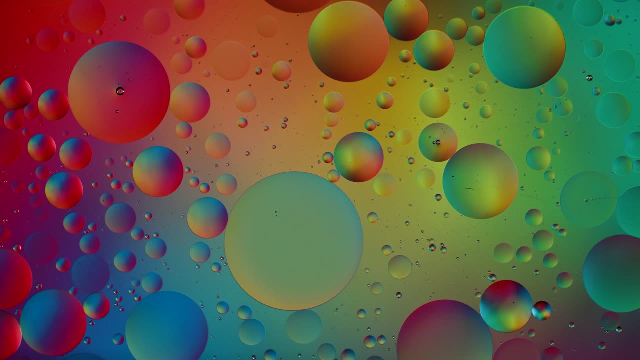 Abstract Colorful Bubbles