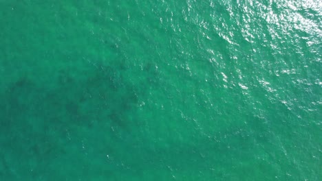 turquoise water overhead view