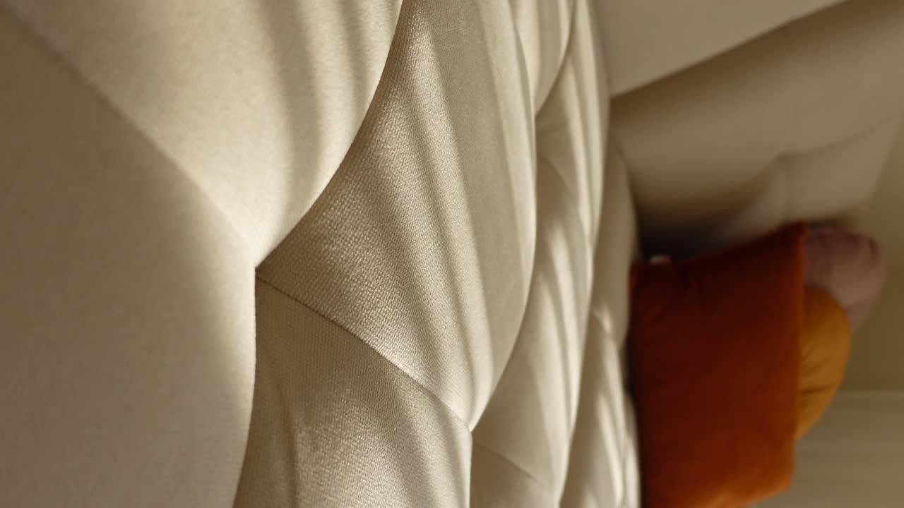 Close-up of a Couch and Pillows