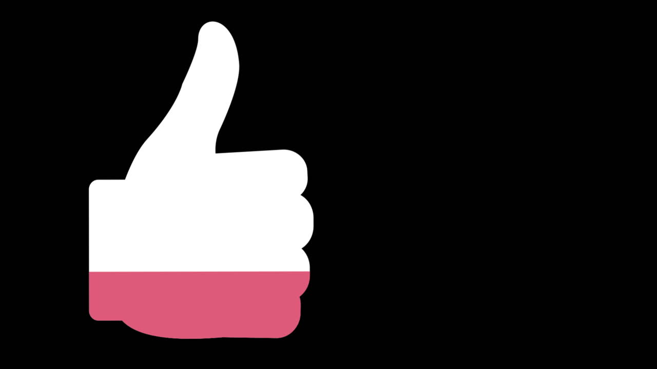 como un símbolo lleno de color rojo