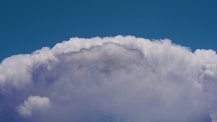 Natural sky and clouds seamless loop for ambient background