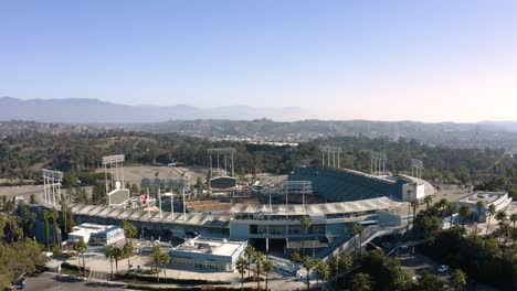 sumergirse en la emoción del estadio la dodgers, el corazón del béisbol