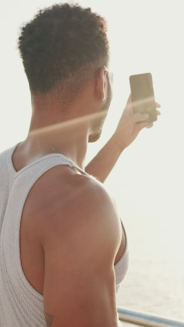 L'uomo di scattare una foto