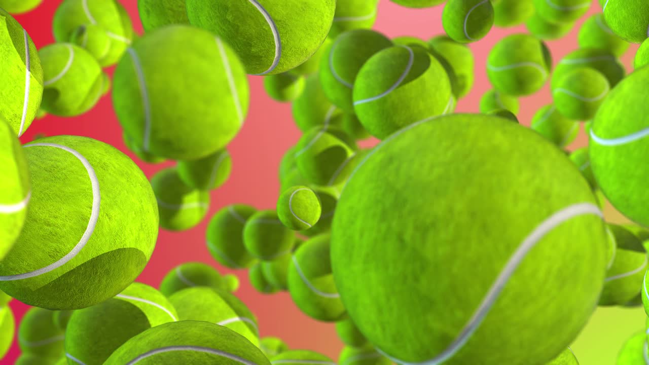 스포츠 배경 테니스 공 움직임 깊이