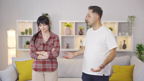 una pareja infeliz.
