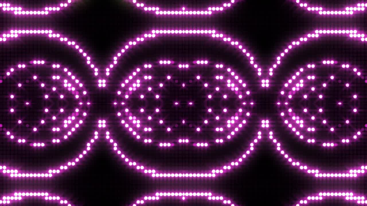 Purple Geometric Light Show