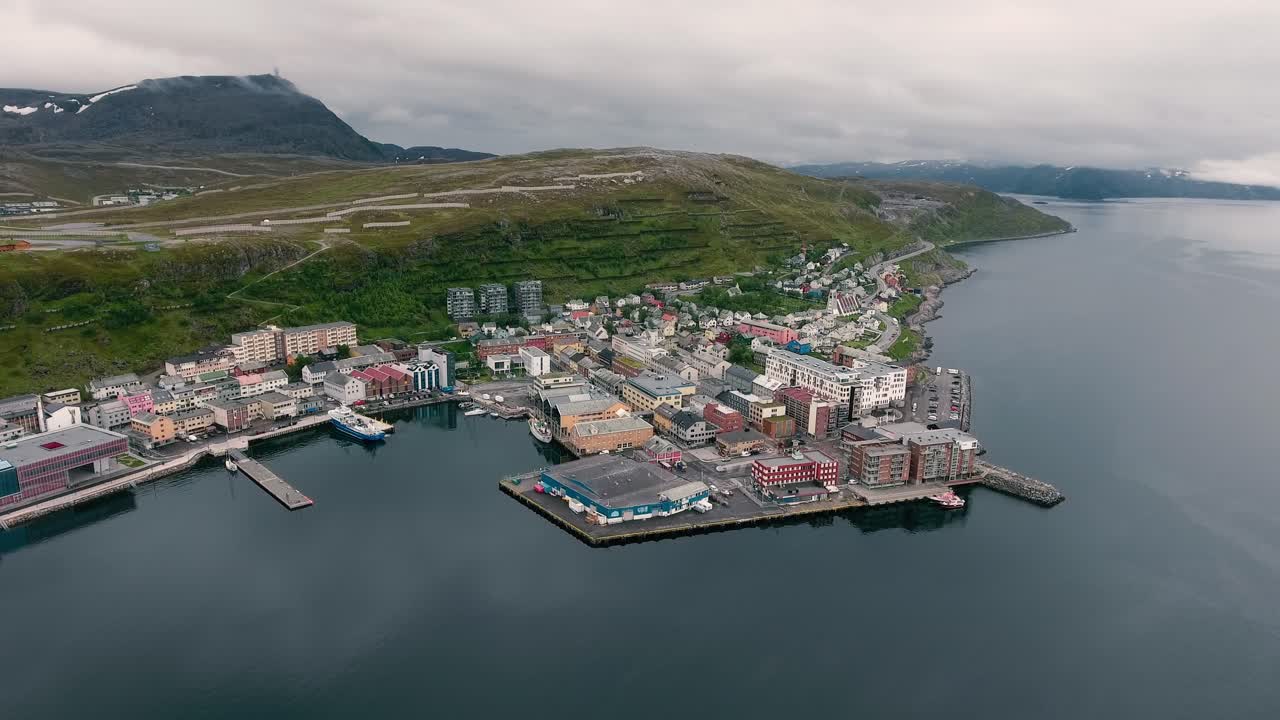 ciudad de hammerfest, finnmark, noruega