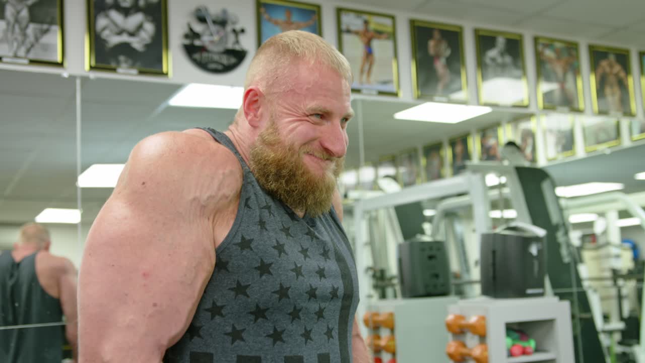 Muscular body sportsman endurance challenge