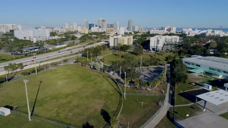 4K-Aerial-Drone-Video-of-Waterfront-Skyline-of-Downtown-St