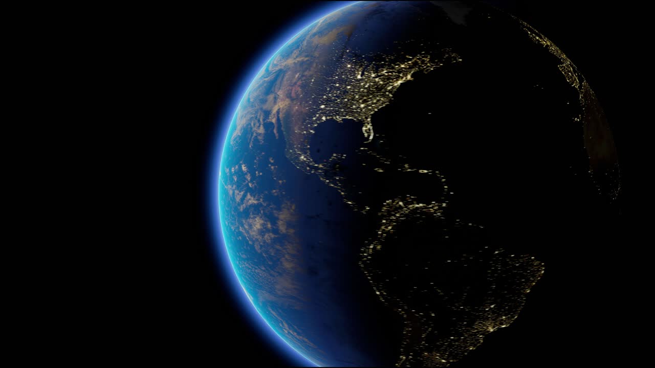 회전 행성. 지구 지구. 세계 지도 디자인. 지구 구체 행성