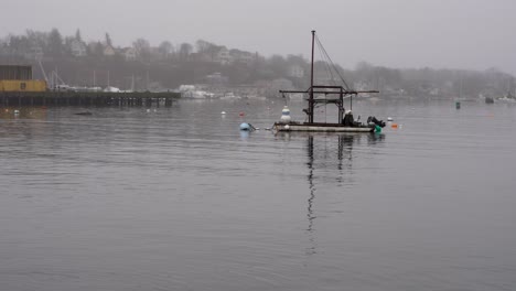 harbour on a foggy day