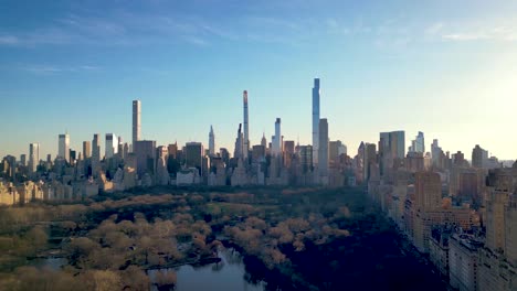 new york supertalls, central park panorama