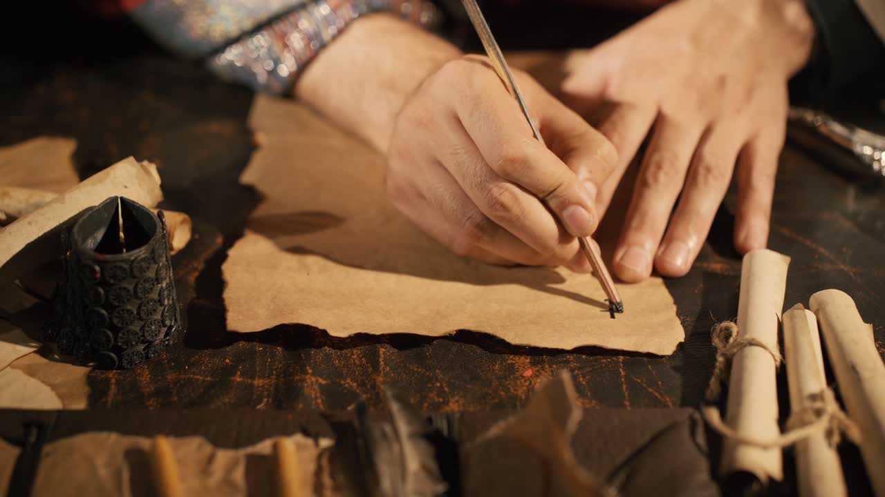 es un manuscrito medieval.