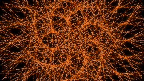 orange color dot shape pattern animation motion graphics