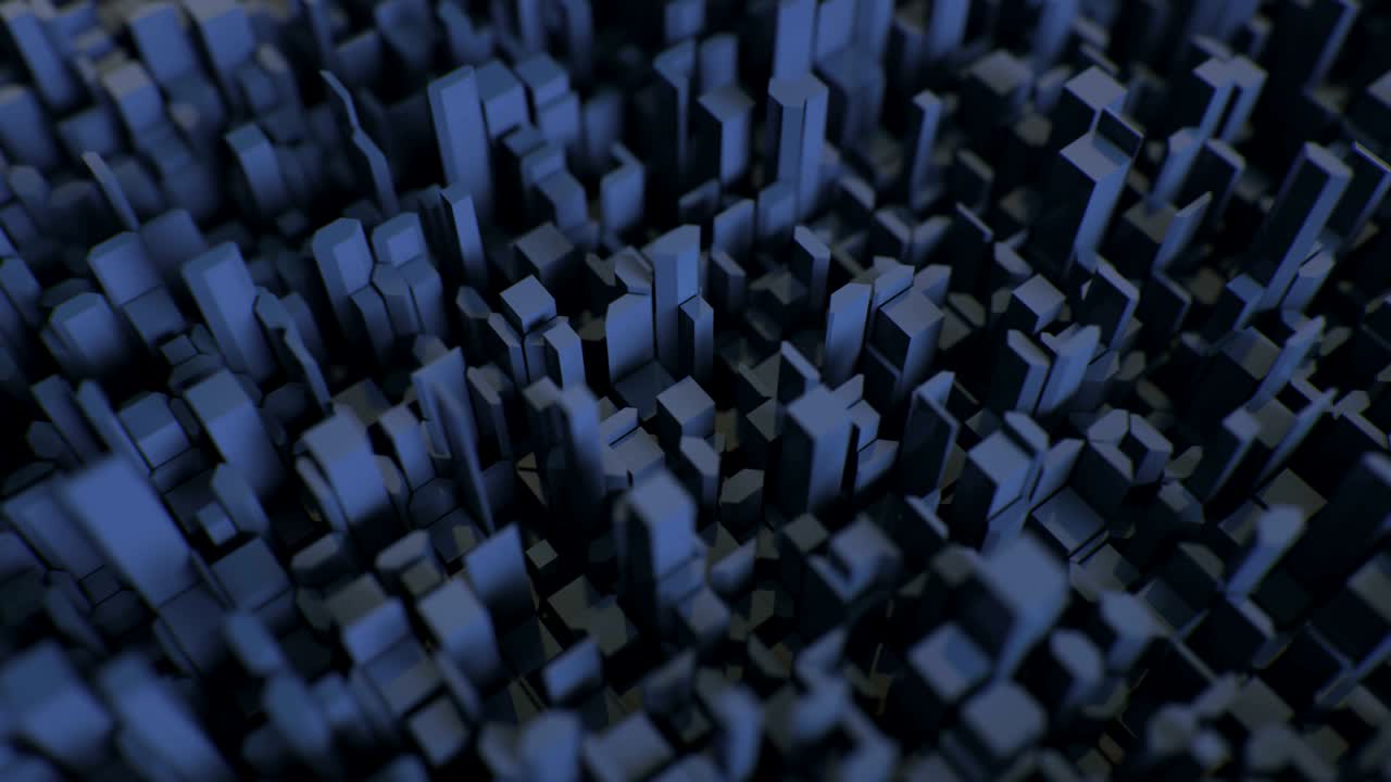 4K Abstract Cubic Background.