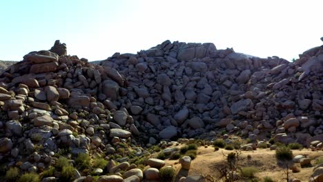 flying view of boulder gardens in socal, a great place to camp with a tent or a rv with some great hiking trails