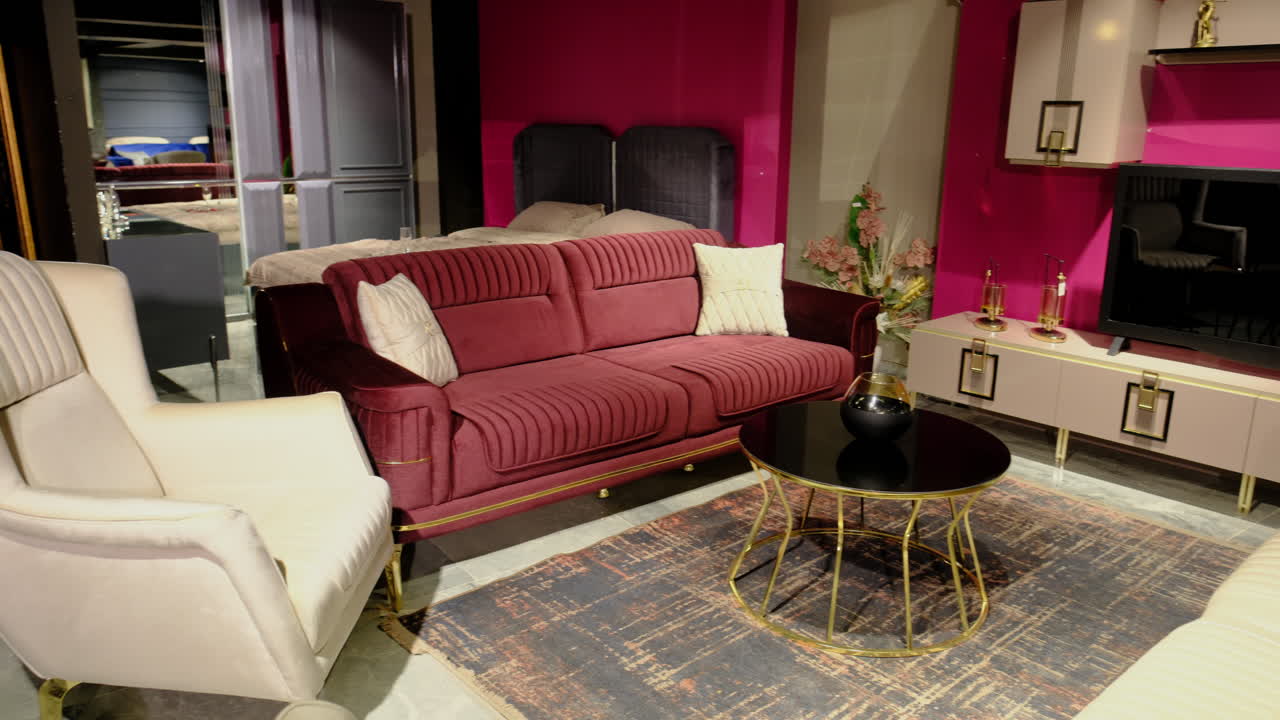 conjunto de sala de estar moderno: comodidad se encuentra con el estilo