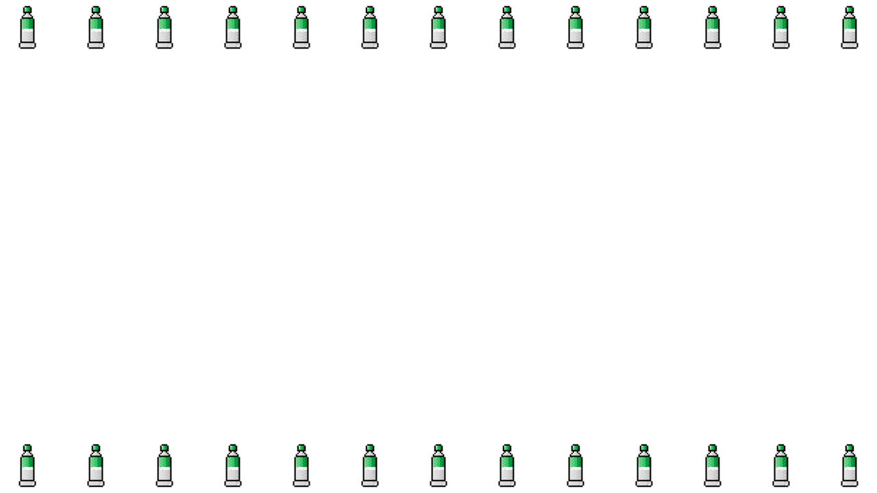 Pixel Art Paints Frame Animated Overlay 1080p Transparent 30 fps (5).mov