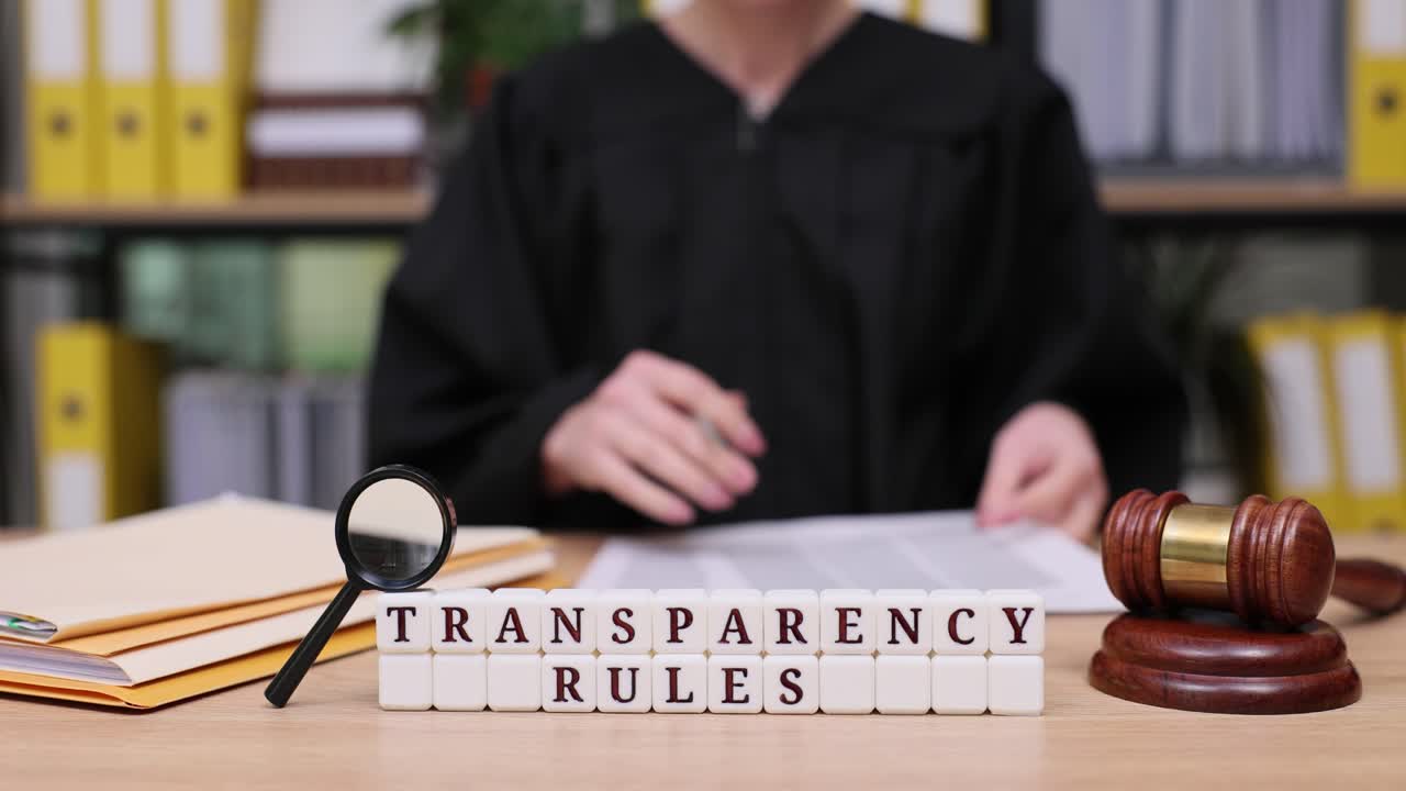 Transparency Rules in Court