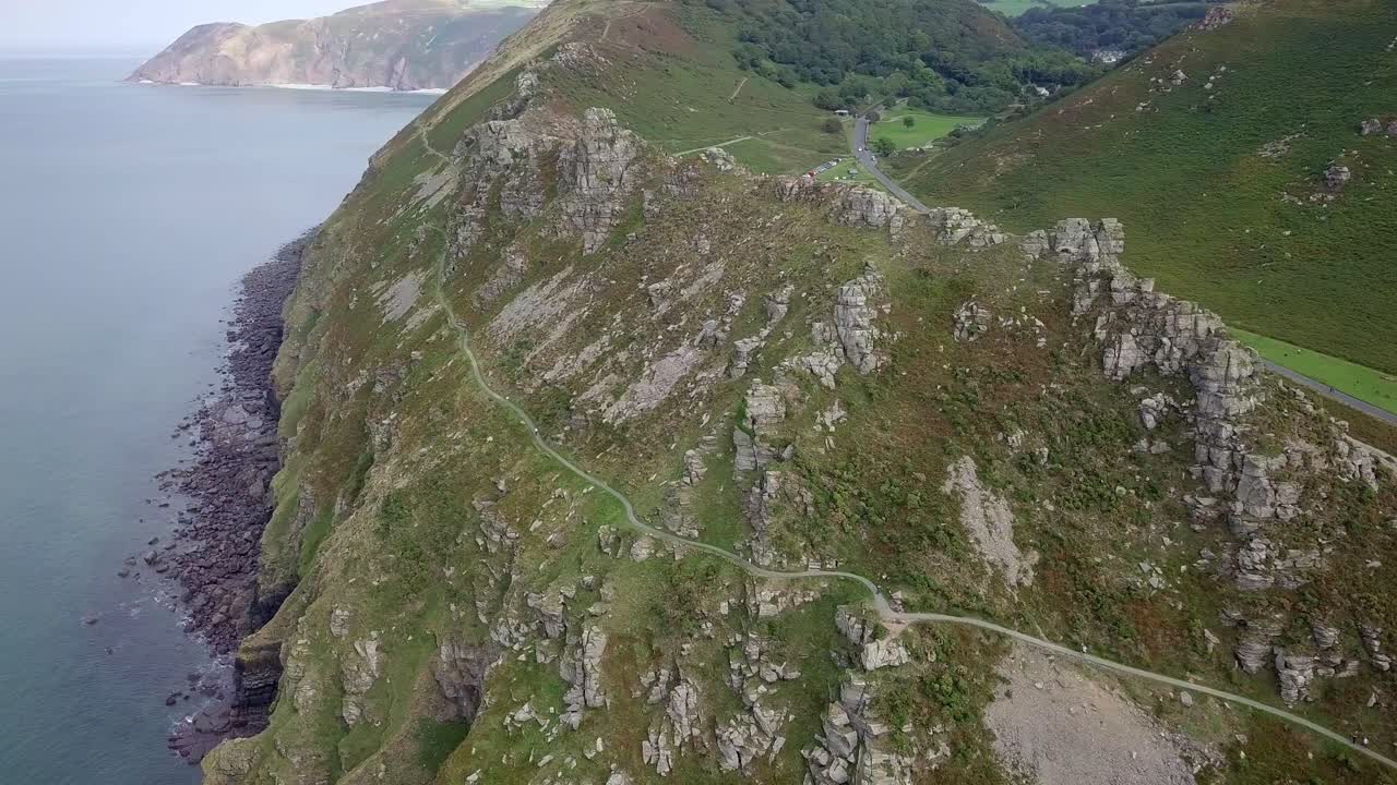 paisaje de montaña costera