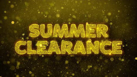 summer clearance sale