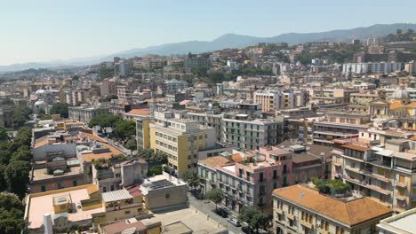 cinematic establishing shot of messina, italy city