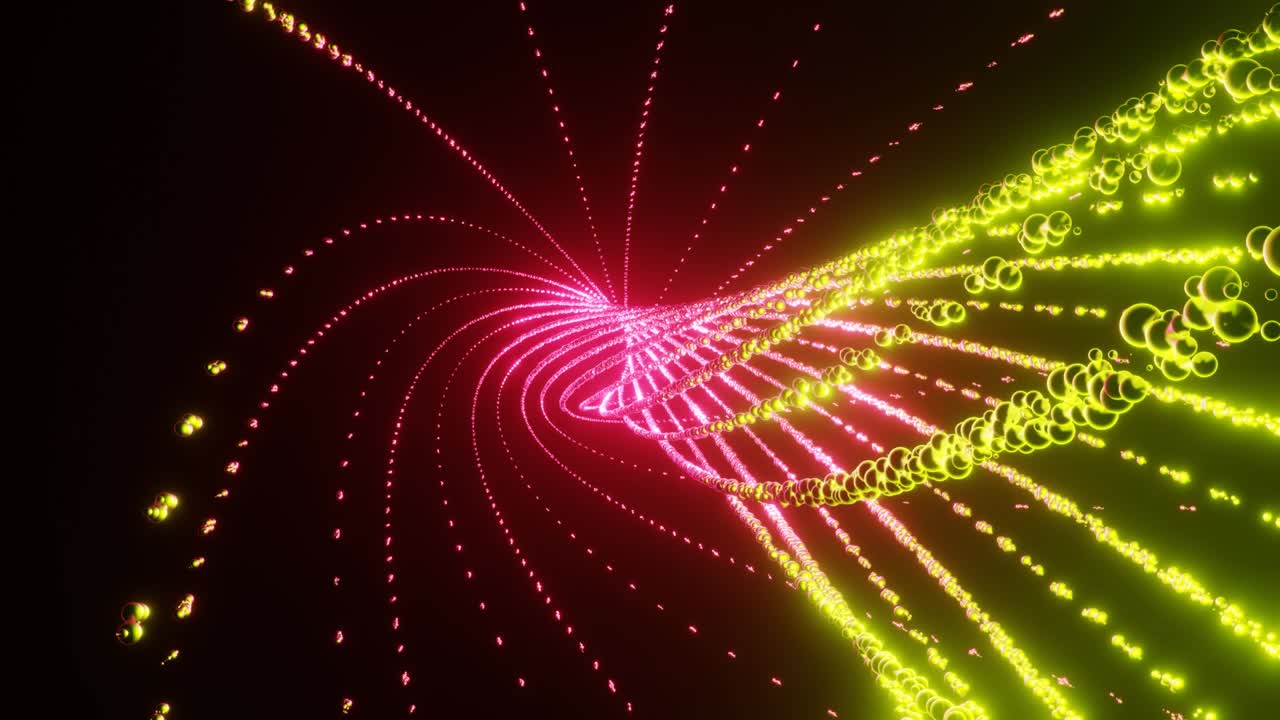 4k 사이버 스페이스 추상화: 미래 기술 디지털 추상화