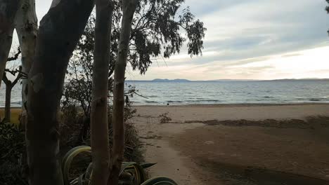 Un-Día-Nublado-De-Playa-En-Santa-Margarita