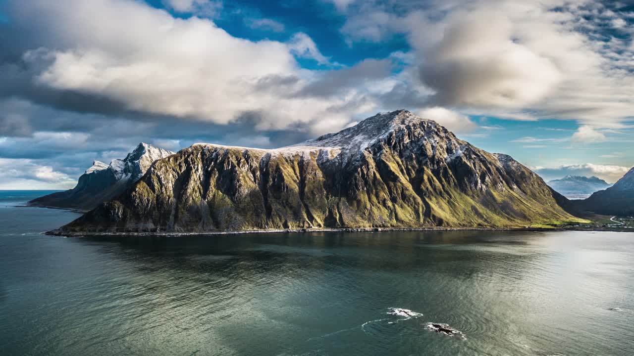 Vista aerea della Trollskjerbukta