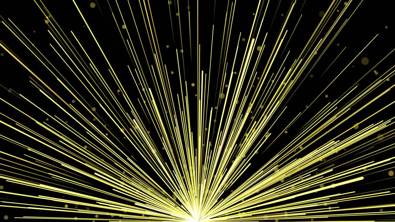 빛나는 효과와 추상 황금 창조적 인 비 배경