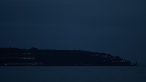 peninsula at night