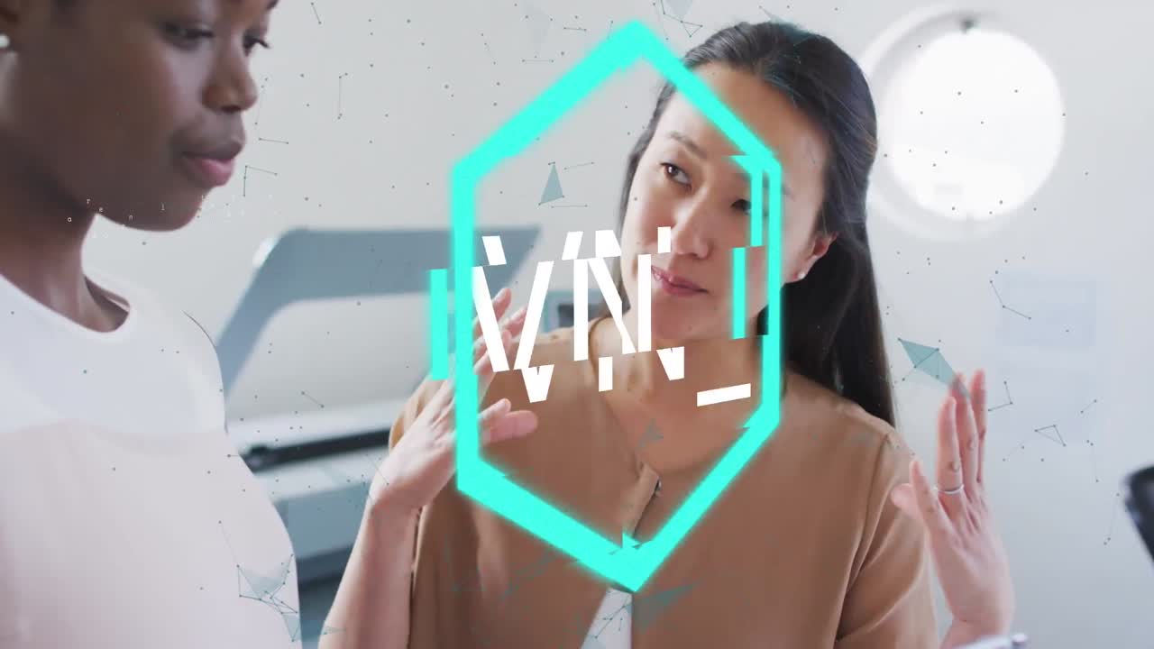 animación de texto nft sobre diversas personas de negocios hablando