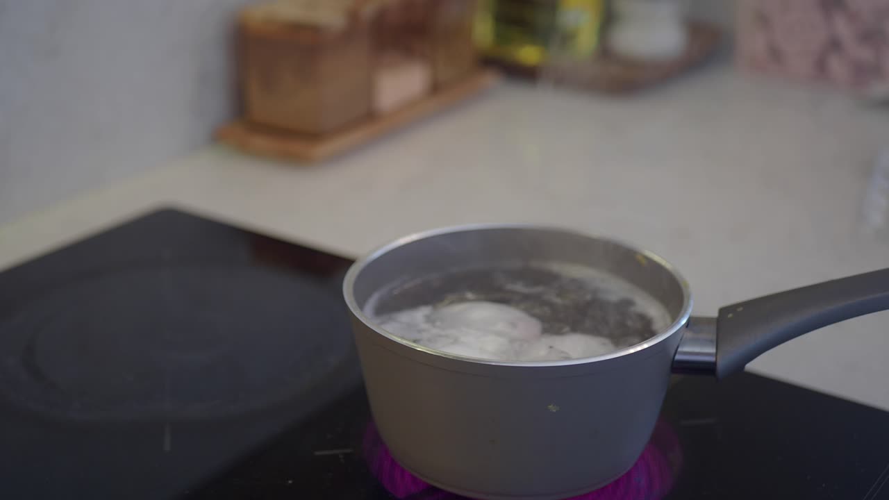 Boiling Eggs on a Stovetop