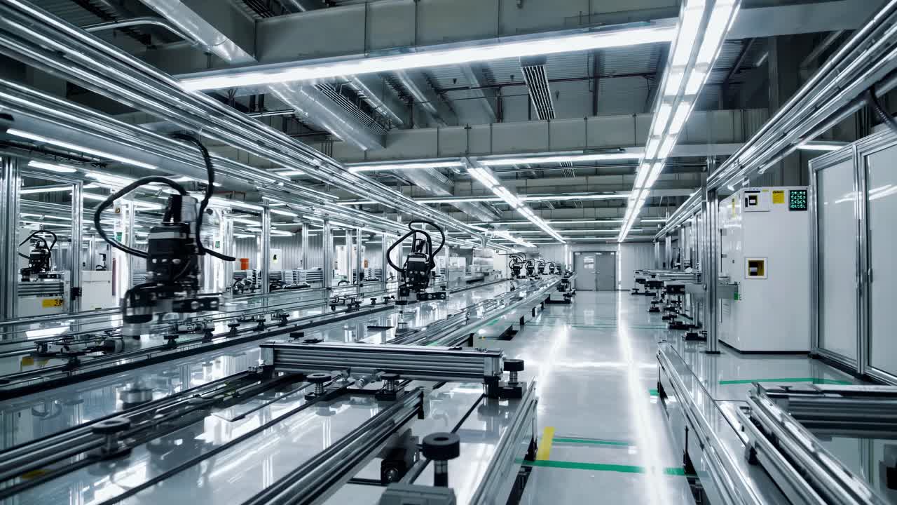 Modern Automated Manufacturing Facility