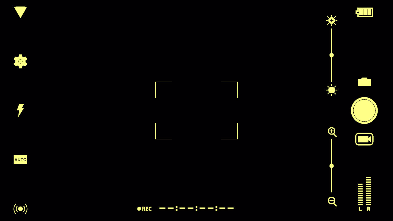 전화 카메라 rec 애니메이션 오버레이 1080p - 30fps - 알파 채널 (2)