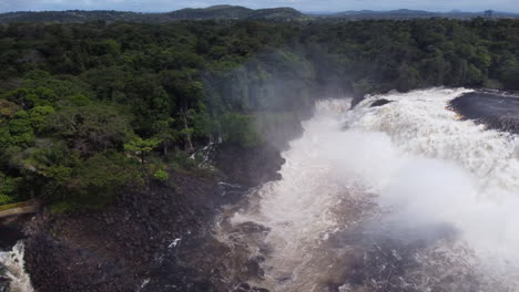 aerial view of iguazu falls and surrounding park