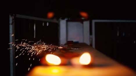 celebración de diwali en la noche