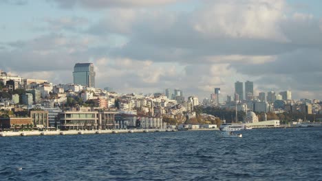 istanbul city skyline view from the water