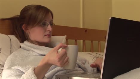 stock footage of woman relaxing at home